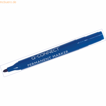 Connect Permanent-Marker Rundspitze 2mm blau von Connect