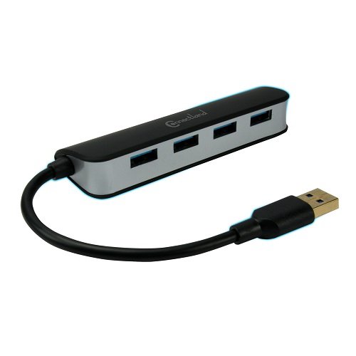 Connectland hub-cnl-usb3 – 4p-alim-bk Hub USB V3.0 4 Ports von Connectland