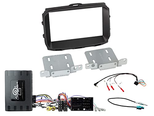 Connects2 Einbauset mit Lenkradadapter für Doppel DIN Autoradio in Alfa Giulietta, Infoadapter (940, 13-21) von Connects2