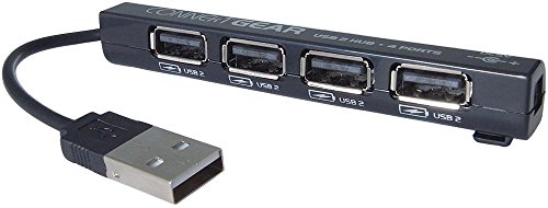 25-0054 USB-Hub, 4 Ports, Busbetrieb, Hubs, USB-Computerprodukte, 1 Stück von Connekt Gear