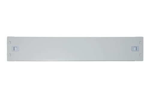 Connetto - Blindblende 2 Einheiten für Rackschränke 19" Farbe grau Schnappverschluss von Connetto