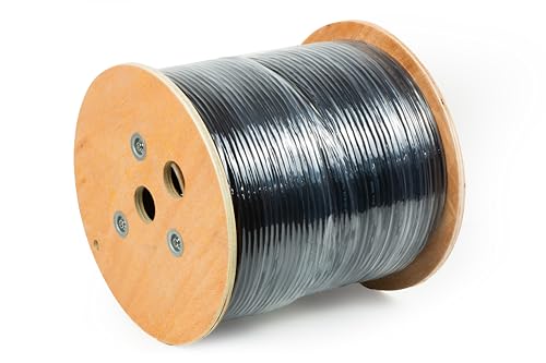 Connetto - Geschirmtes solides Kabel für Netze der Kategorie 6 lszh+pe awg24 aus Kupfer Strang 305 m armiert gegen Nagetiere von Connetto