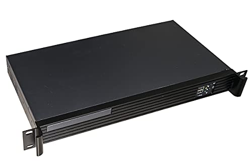Connetto - Servergehäuse 19 1 Einheit mit 2 CD-Steckplätzen Slim + 2 x 2,5 oder 1 x 3,5 Tiefe 300 mm von Connetto