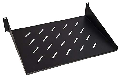 Connetto Verbindungsstück für 19 Zoll (19 cm), 2 HE PROFONDITA' 350 mm. (UNIVERSALE) Farbe Schwarz von Connetto