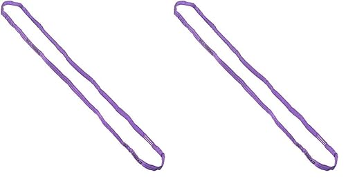 Connex Rundschlinge, 2 m x 40 mm, TÜV/GS geprüft, Polyester B34420, lila (Packung mit 2) von Connex