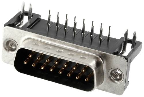 Connfly DS1037-15MNBKT7-0CC D-SUB Stiftleiste Polzahl (num): 15 Lötpins Tray von Connfly