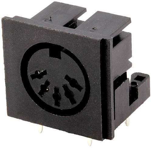 Connfly DS1093-07BN50X Einbaubuchse Buchse, Einbau horizontal Polzahl (num): 5 Schwarz Tray von Connfly