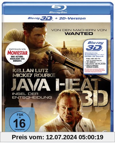 Java Heat - Insel der Entscheidung 3D (+ 2D-Version) [Blu-ray 3D] von Conor Allyn