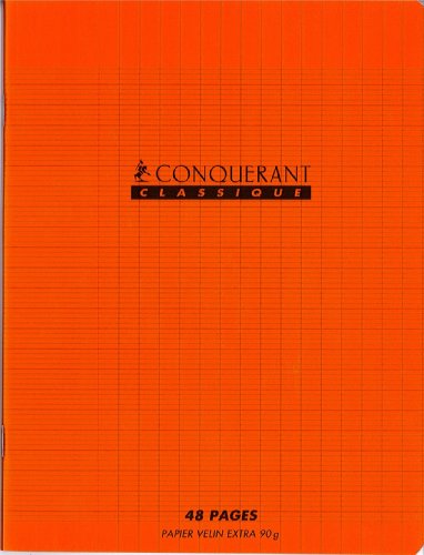 CONQUERANT CLASSIQUE Cahier 170 x 220 mm, s‚yŠs, orange CONQUERANT CLASSIQUE Cahier 170 x 220 mm, s‚yŠs, orange von Conquerant