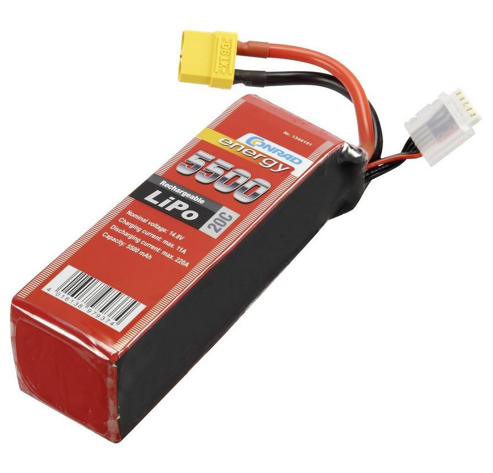 Conrad energy 14.8V 5500 mAh 20C Eco-Line LiPo-Akku Akku Conrad energy 14.8V 5500 mAh 20C Eco-Line LiPo-Akku Akku von Conrad Energy