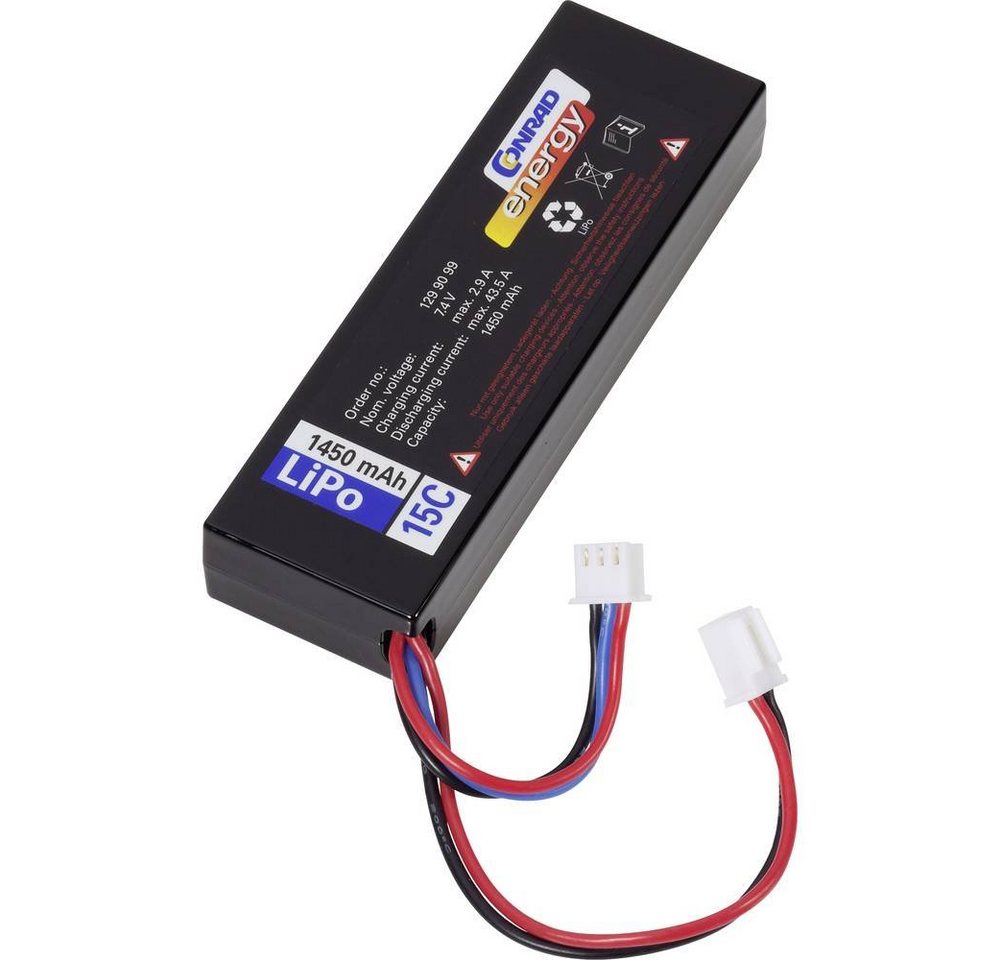 Conrad energy 7.4 V 1450 mAh Akku mit Micro Car Stecksystem Akku Conrad energy 7.4 V 1450 mAh Akku mit Micro Car Stecksystem Akku von Conrad Energy