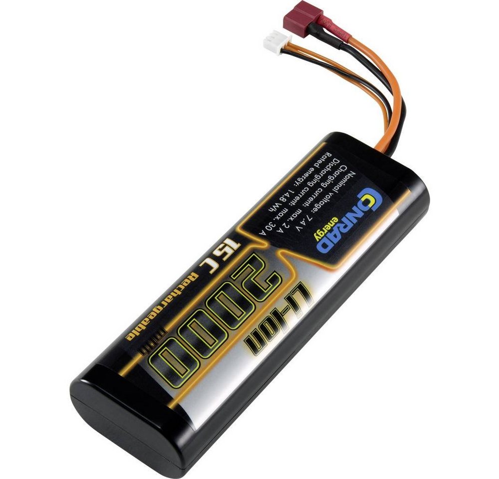 Conrad energy Modellbau-Akkupack (Li-ion) 7.4 V, 2000 mAh Akku von Conrad energy
