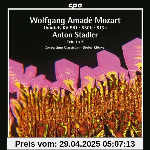 Wolfgang Amadeus Mozart: Quintette KV 581 - 580b - 516c - Duo KV 424 / Anton Stadler: Trio in F major von CONSORTIUM CLASSICUM
