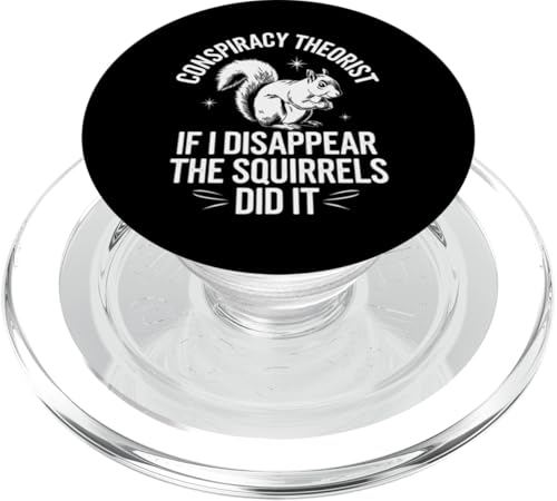Verschwörungstheoretiker Wenn ich verschwinde, haben es die Eichhörnchen geschafft PopSockets PopGrip für MagSafe Verschwörungstheoretiker Wenn ich verschwinde, haben es die Eichhörnchen geschafft PopSockets PopGrip für MagSafe von Conspiracy Theorist Conspiracy Theory Alien Ufo