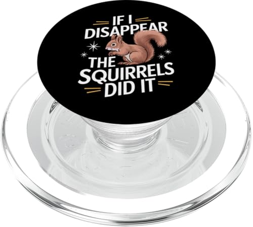 Verschwörungstheoretiker Wenn ich verschwinde, haben es die Eichhörnchen geschafft PopSockets PopGrip für MagSafe Verschwörungstheoretiker Wenn ich verschwinde, haben es die Eichhörnchen geschafft PopSockets PopGrip für MagSafe von Conspiracy Theorist Conspiracy Theory Alien Ufo