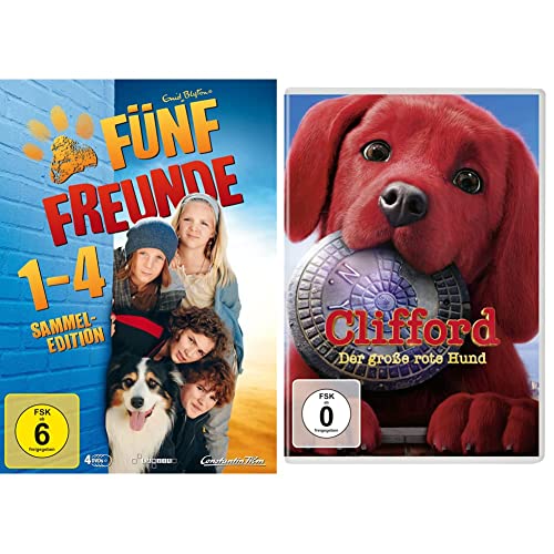 Fünf Freunde 1 - 4 [Limited Edition] [4 DVDs] & Clifford - Der große rote Hund von Constantin Film (Universal Pictures)