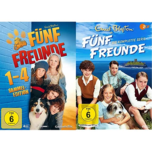 Fünf Freunde 1 - 4 [Limited Edition] [4 DVDs] & Enid Blyton: Fünf Freunde - Die komplette Serie (4 DVDs) von UNIVERSAL