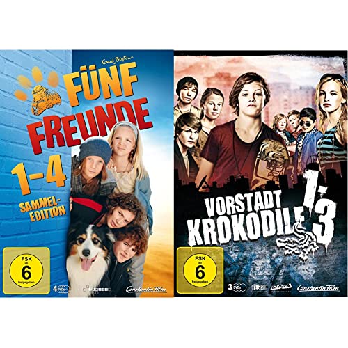 Fünf Freunde 1 - 4 [Limited Edition] [4 DVDs] & Vorstadtkrokodile - Teil 1-3 [3 DVDs] von Constantin Film (Universal Pictures)