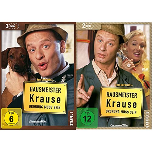 Hausmeister Krause - Ordnung muss sein, Staffel 1 [3 DVDs] & Hausmeister Krause - Ordnung muss sein, Staffel 3 [2 DVDs] von Constantin Film (Universal Pictures)