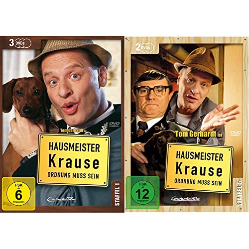 Hausmeister Krause - Ordnung muss sein, Staffel 1 [3 DVDs] & Hausmeister Krause - Ordnung muss sein, Staffel 5 [2 DVDs] von Constantin Film (Universal Pictures)