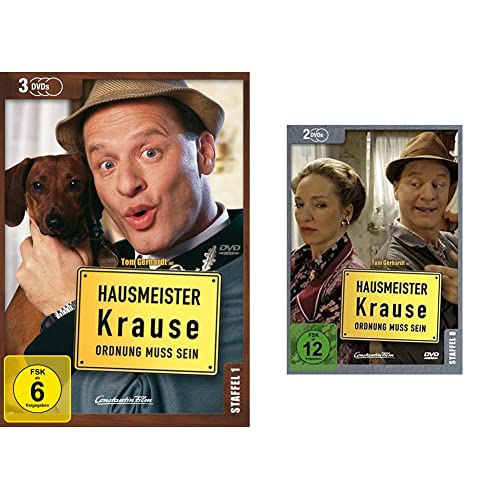 Hausmeister Krause - Ordnung muss sein, Staffel 1 [3 DVDs] & Hausmeister Krause - Ordnung muss sein, Staffel 8 [2 DVDs] von Constantin Film (Universal Pictures)