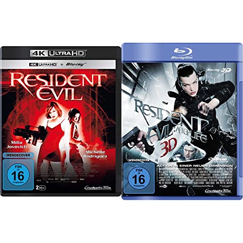 Resident Evil (4K Ultra-HD) (+ Blu-ray 2D) & Resident Evil - Afterlife (3D Version) [3D Blu-ray] von Constantin Film (Universal Pictures)