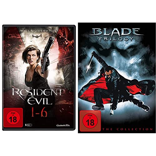 Resident Evil 1-6 [6 DVDs] & Blade Trilogy [3 DVDs] von Constantin Film (Universal Pictures)