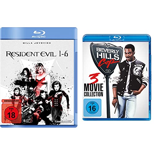 Resident Evil 1-6 [Blu-ray] & Beverly Hills Cop 1-3 (3 on 1) [Blu-ray] von Constantin Film (Universal Pictures)