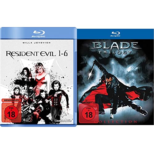 Resident Evil 1-6 [Blu-ray] & Blade Trilogy [Blu-ray] von Constantin Film (Universal Pictures)