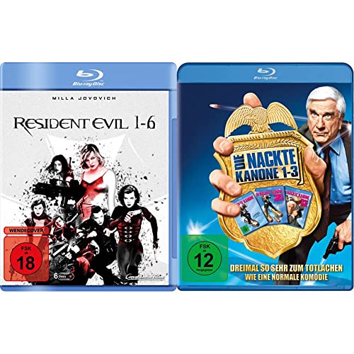 Resident Evil 1-6 [Blu-ray] & Die nackte Kanone - Box-Set [Blu-ray] von Constantin Film (Universal Pictures)
