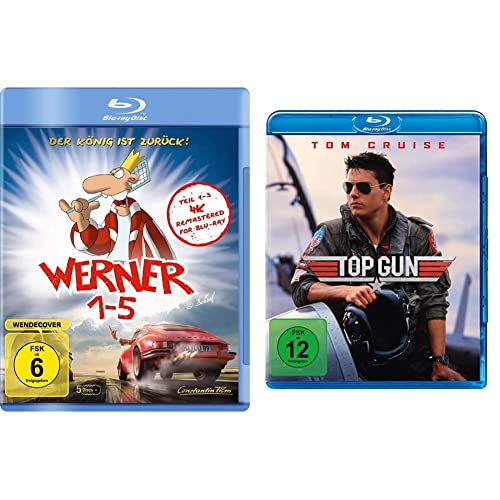 Werner 1-5 - Königbox [Blu-ray] & Top Gun (Blu-ray) von Constantin Film (Universal Pictures)