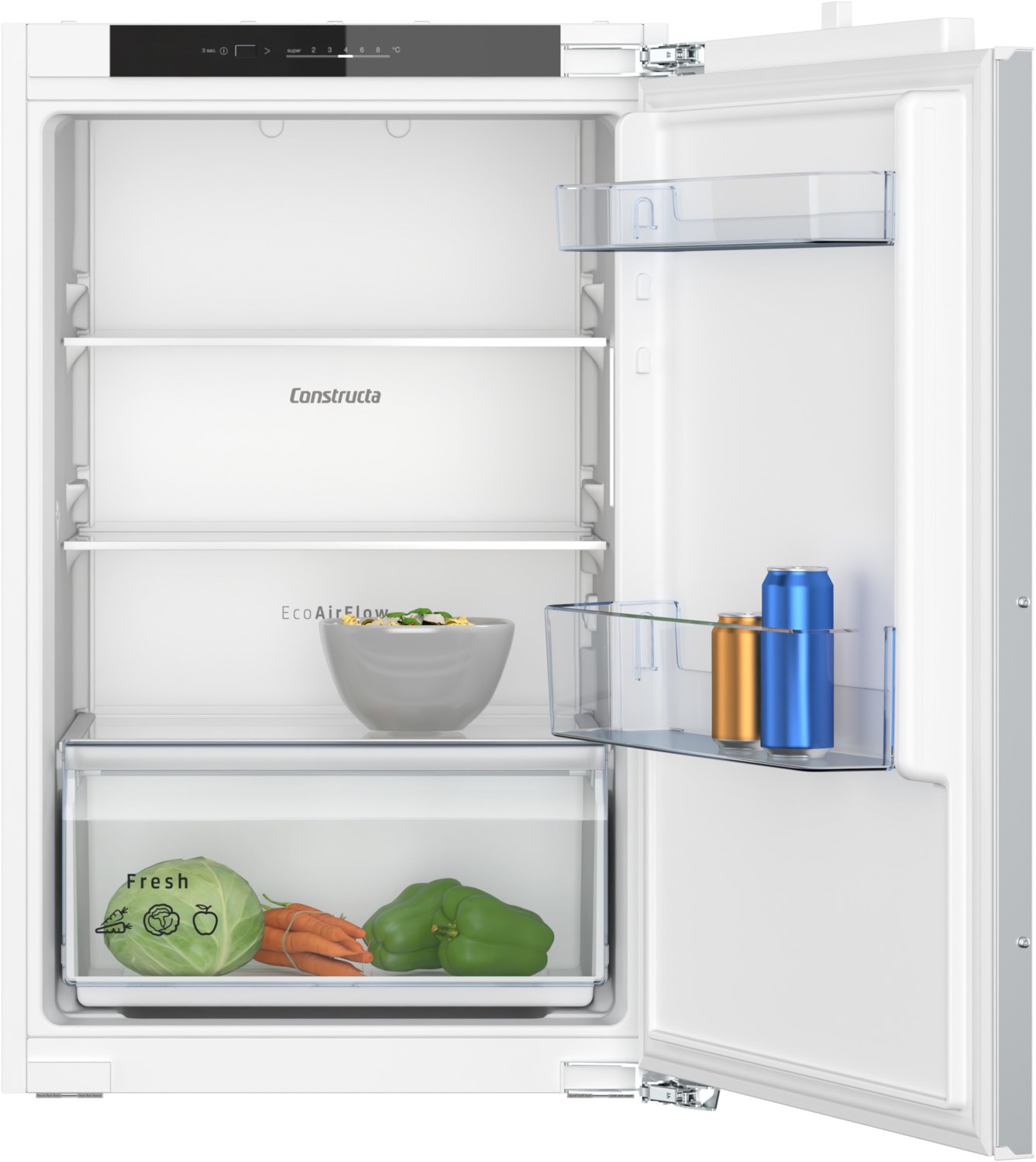 CK121EFE0 Einbau-Kühlschrank weiß / E von Constructa