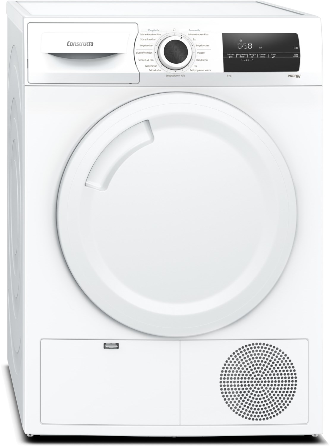 CWK3R208 Wärmepumpentrockner weiss / A++ von Constructa