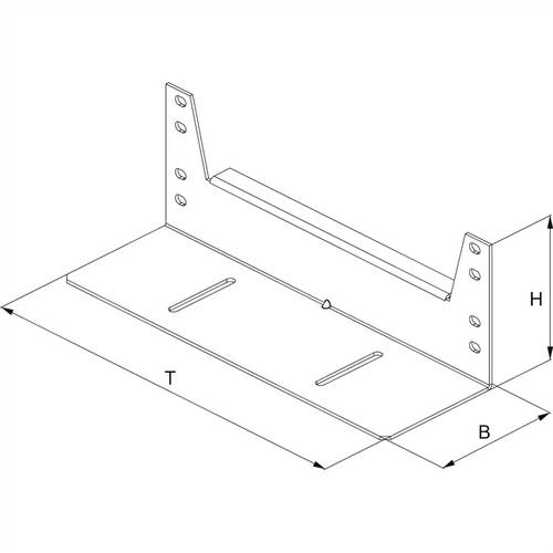 Conteg 26205029 19 Zoll Netzwerkschrank-Schienen Schwarz von Conteg