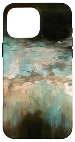 Eine himmlische, weltfremde und spirituelle abstrakte Landschaft v4 Hülle für iPhone 16 Pro Max von Contemporary Abstract Art Gifts And Tees by taiche