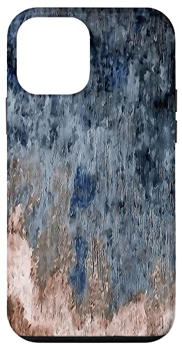 Inkwell Blue and Greige Abstraktes Kunstwerk Hülle für iPhone 12 mini Inkwell Blue and Greige Abstraktes Kunstwerk Hülle für iPhone 12 mini von Contemporary Abstract Art Gifts And Tees by taiche
