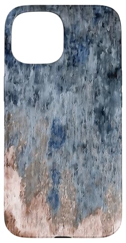Inkwell Blue and Greige Abstraktes Kunstwerk Hülle für iPhone 15 Inkwell Blue and Greige Abstraktes Kunstwerk Hülle für iPhone 15 von Contemporary Abstract Art Gifts And Tees by taiche