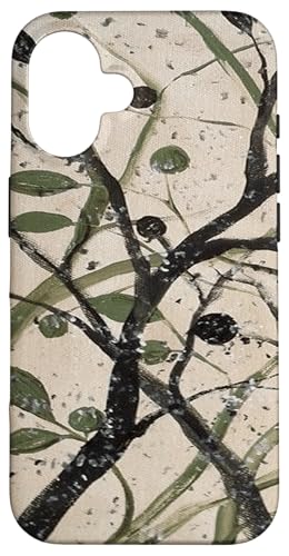 Olive Branch Abstrakte Kunst Hülle für iPhone 16 Olive Branch Abstrakte Kunst Hülle für iPhone 16 von Contemporary Abstract Art Gifts And Tees by taiche