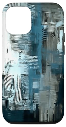 Tiler's Notches Zeitgenössische abstrakte Kunst Hülle für iPhone 12/12 Pro von Contemporary Abstract Art Gifts And Tees by taiche