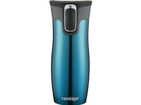 CONTIGO West Loop, Türkis, Edelstahl, Edelstahl, 5 h, 12 h, 470 ml von Contigo