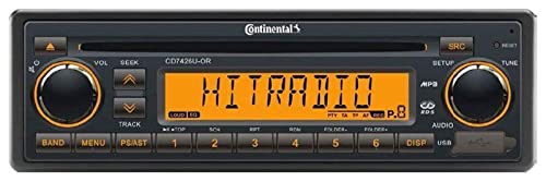 24 Volt LKW Radio RDS-Tuner CD MP3 WMA USB Truck & Bus 24V CD7426U-OR von Continental