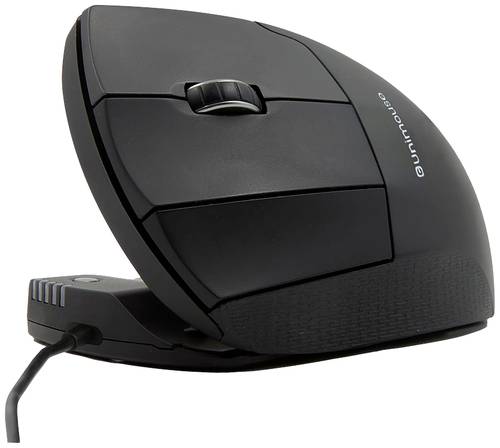 Contour Design UniMouse wired Maus Kabelgebunden Optisch Schwarz 7 Tasten 800 dpi, 1000 dpi, 1200 dp Contour Design UniMouse wired Maus Kabelgebunden Optisch Schwarz 7 Tasten 800 dpi, 1000 dpi, 1200 dp von Contour Design