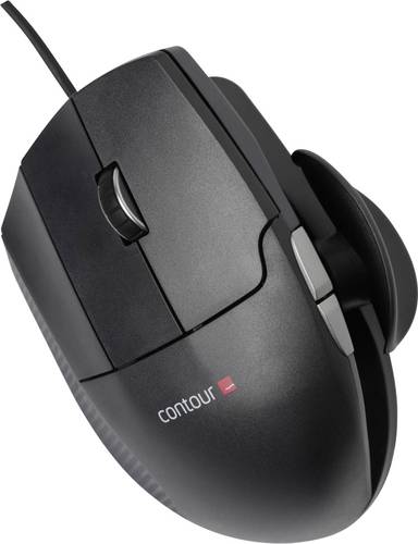 Contour Design Unimouse Left Ergonomische Maus USB Schwarz 7 Tasten Ergonomisch Contour Design Unimouse Left Ergonomische Maus USB Schwarz 7 Tasten Ergonomisch von Contour Design