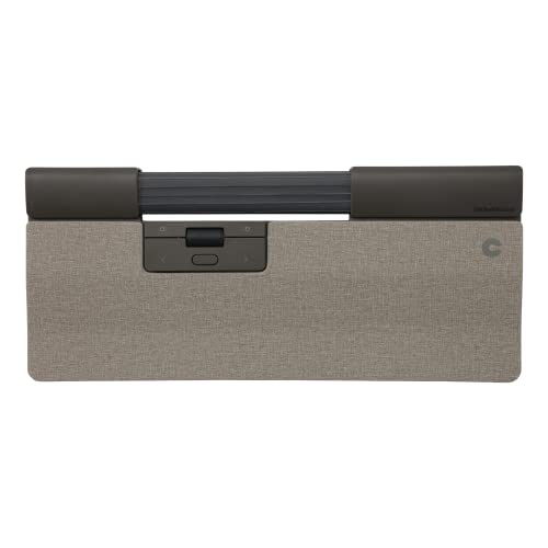 Contour SliderMouse Pro | Kabelmaus | Reguläre Handballenauflage | Ergonomische PC Maus | Kabelgebundene Maus | Schmerzlinderung | 6 programmierbare Tasten | 2800 DPI | Für Windows & macOS | Hellgrau von Contour