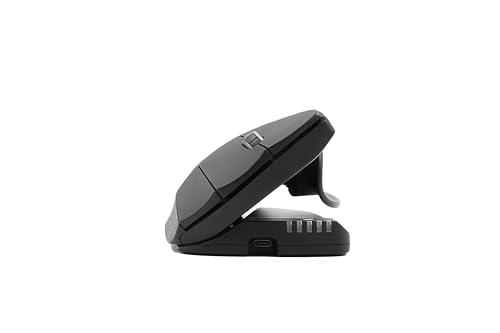Contour Unimouse Ergonomische Vertikal-Maus - einstellbarer Winkel von 35°-70°, anpassbare Daumenauflage, wiederaufladbarer Akku, 6 programmierbare Tasten, ideal für ganztägigen Komfort bei der Arbeit von Contour