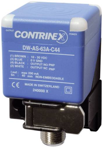 Contrinex Induktiver Näherungsschalter 40 x 40mm nicht bündig PNP DW-AS-61A-C44 Contrinex Induktiver Näherungsschalter 40 x 40mm nicht bündig PNP DW-AS-61A-C44 von Contrinex