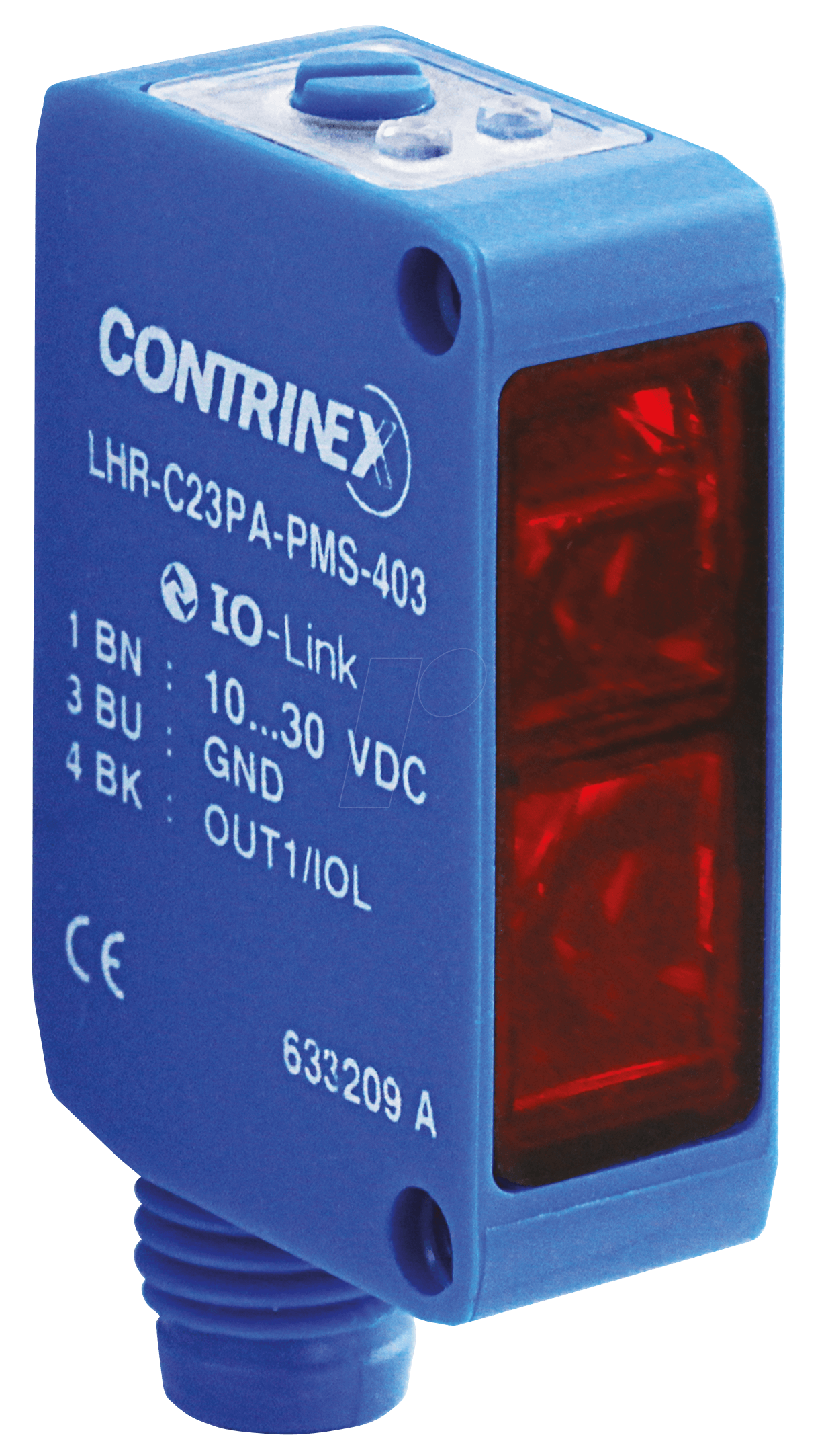LHR C23PA PMS60C - Lichttaster, 15 - 250 mm, PNP, Hell-An/IO-Link, SA von Contrinex