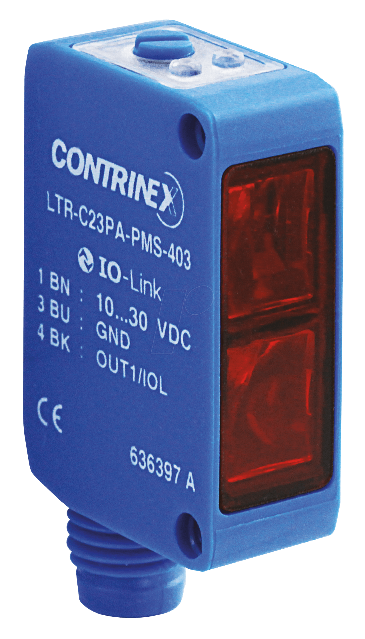 LTR C23PA PMS60C - Lichttaster, 3 - 1500  mm, PNP, Hell-An/IO-Link, SA von Contrinex
