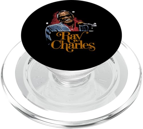 Offizielles Ray Charles Jazz Icon Merch – Million Dollar Smile PopSockets PopGrip für MagSafe von Control Industry