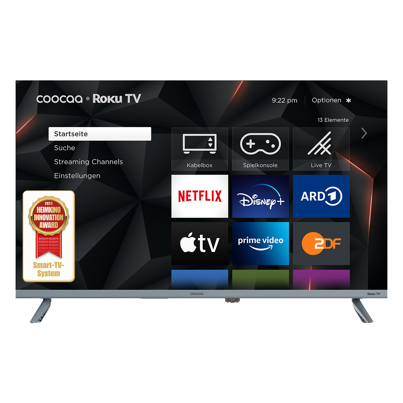 Coocaa 50R5G | 4K-Fernseher | 50 Zoll | Equalizer | Kopfh?rer-Ausgang | EPG | Sleep-Timer | Kindersicherung | Videotext | Smartphone-Fernbedienung von Coocaa